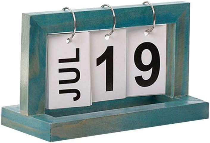 Wooden Vintage Home Calendar - Beauty Blushh