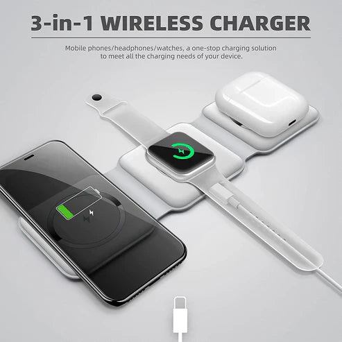 3-in-1 Wireless Charging Pad - Beauty Blushh