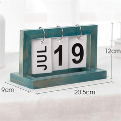 Wooden Vintage Home Calendar - Beauty Blushh
