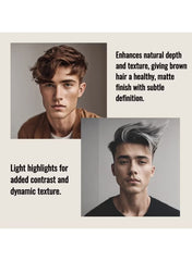 Barbaro Matte Hair Clay for Men, 60 g – Strong Hold Hair Styling Clay with Natural Bentonite, Matte Finish & Volume Boost – Best for Short & Medium Hair - Beauty Blushh