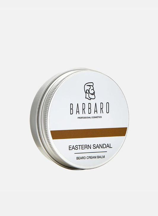 Barbaro Beard Cream Balm Eastern Sandal, 50 g – Hydrating Beard & Face Balm with Hyaluronic Acid, Keratin & Natural Oils for Nourished Beard and Skin - Beauty Blushh