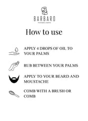 Barbaro Eastern Sandal Beard Oil – Natural Beard Growth & Softening Oil with Macadamia, Argan, Almond & Castor Oils for Nourished Beard & Skin, 30ml - Beauty Blushh