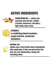 Barbaro Eastern Sandal Beard Oil – Natural Beard Growth & Softening Oil with Macadamia, Argan, Almond & Castor Oils for Nourished Beard & Skin, 30ml - Beauty Blushh