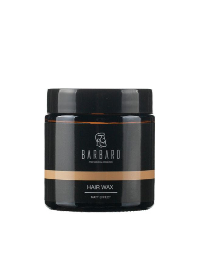 Barbaro Matte Hair Styling Wax – Flexible Strong Hold Wax for Men with Natural Matte Finish, Textured Definition & Sandalwood Aroma – 100g - Beauty Blushh