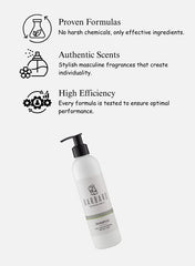 Barbaro Daily Care Shampoo for Men – Professional Shampoo with Keratin, Thyme, Nettle & Celandine Extracts for Normal & Oily Hair, Anti-Dandruff & Hair Growth, 220ml - Beauty Blushh