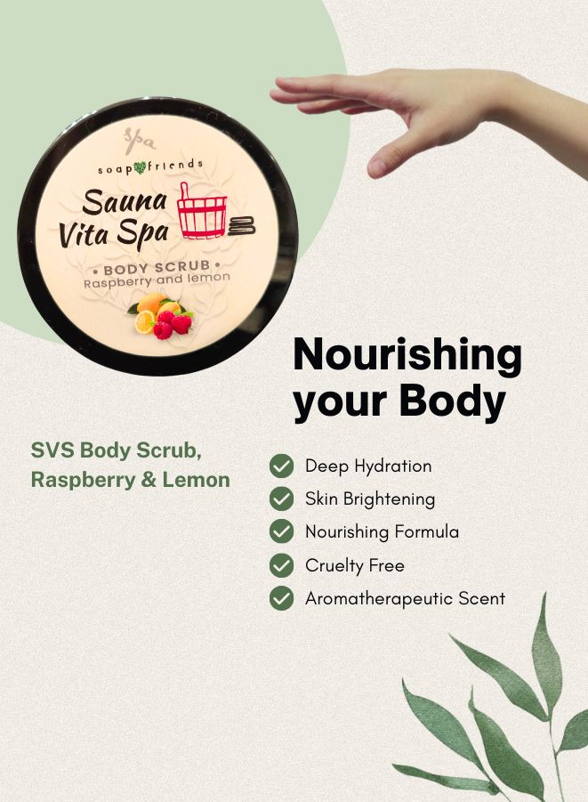 Body Scrub Raspberry with Lemon | Deep Cleansing and Regenerating Body Scrub for Sauna and Steam Bath - 50ml - Beauty Blushh
