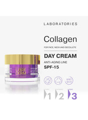 LIBREDERM COLLAGEN Day Cream with SPF 15 for Radiance, Wrinkle Reduction & Even Skin Tone – 50ml - Beauty Blushh