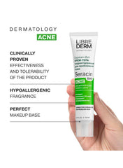 LIBREDERM SERACIN DUO Corrective Cream-Gel for Oily and Problem Skin with Niacinamide, Salicylic Acid & Zinc PCA – 40ml - Beauty Blushh