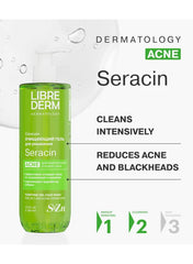 LIBREDERM SERACIN Cleansing Wash Gel for Oily & Acne-Prone Skin – 400ml - Beauty Blushh