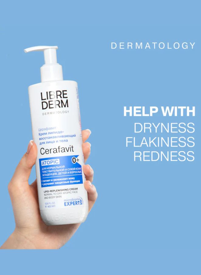 LIBREDERM CERAFAVIT Lipid-Restoring Cream with Ceramides for Face & Body – 400ml - Beauty Blushh