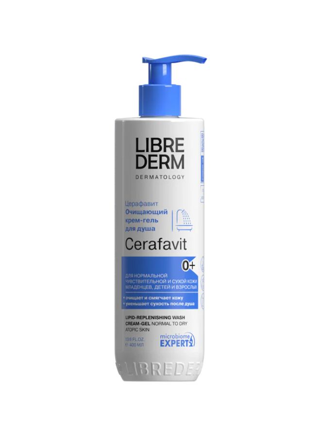 LIBREDERM CERAFAVIT Lipid-Replenishing Wash Cream-Gel with Ceramides & Prebiotic – Kids & Adults - Beauty Blushh