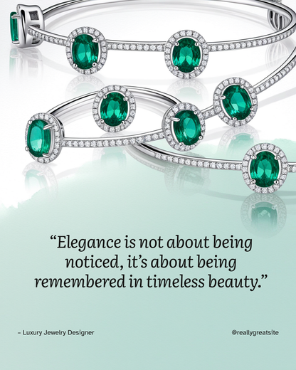 Adjustable Oval Green Sapphire Bracelet
