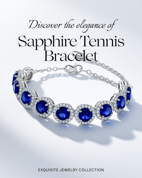 Saphhire Tennis Bracelets