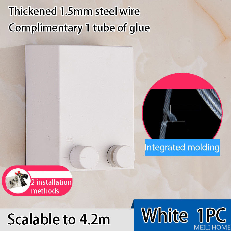 Telescopic Clothesline Clothes Drying Rope - Beauty Blushh