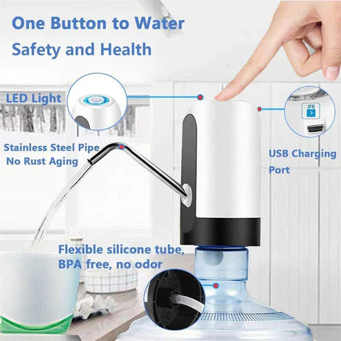 Electric Portable Water Dispenser Pump - Beauty Blushh